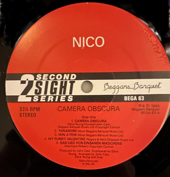 Nico (3) + The Faction* : Camera Obscura (LP, Album)