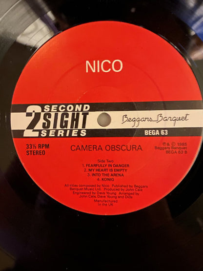 Nico (3) + The Faction* : Camera Obscura (LP, Album)