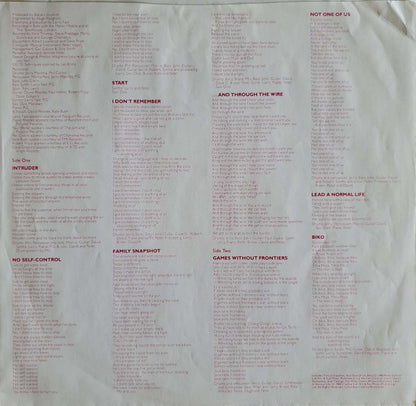 Peter Gabriel : Peter Gabriel (LP, Album, RE, ARC)