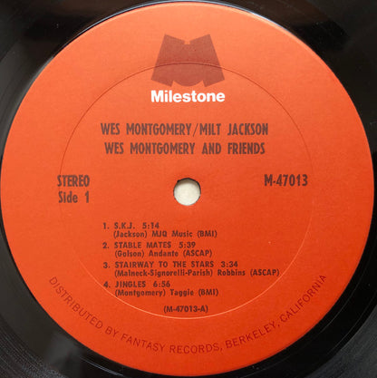 Wes Montgomery, Milt Jackson, George Shearing : Wes And Friends (2xLP, Comp, Pit)