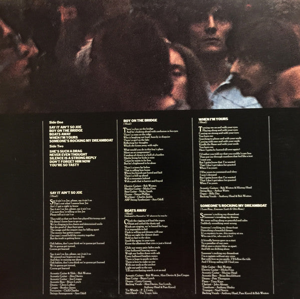 Murray Head : Say It Ain't So (LP, Album, Gat)