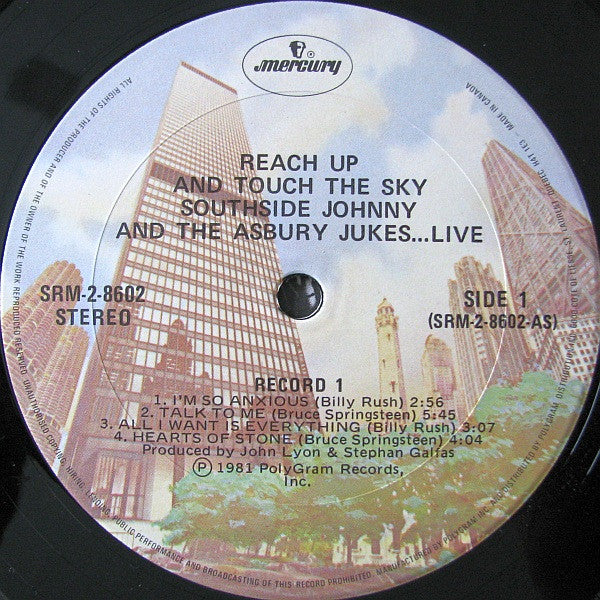 Southside Johnny And The Asbury Jukes* : Live - Reach Up And Touch The Sky (2xLP)