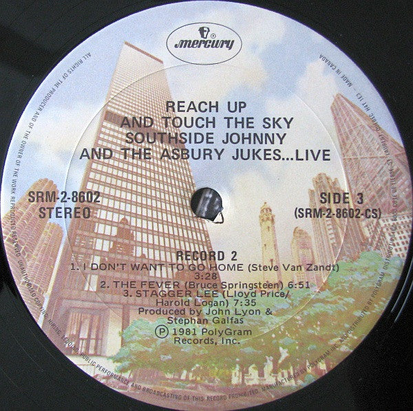 Southside Johnny And The Asbury Jukes* : Live - Reach Up And Touch The Sky (2xLP)
