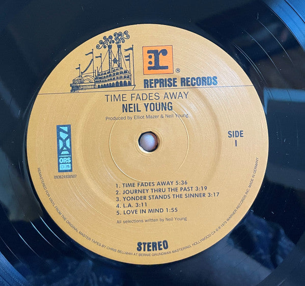 Neil Young : Time Fades Away (LP, Album, RE, RM)