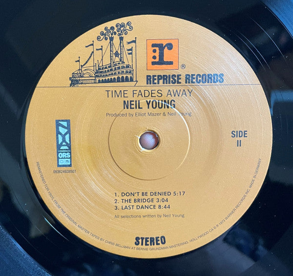Neil Young : Time Fades Away (LP, Album, RE, RM)