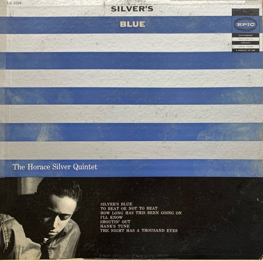The Horace Silver Quintet : Silver's Blue (LP, Album, Mono)
