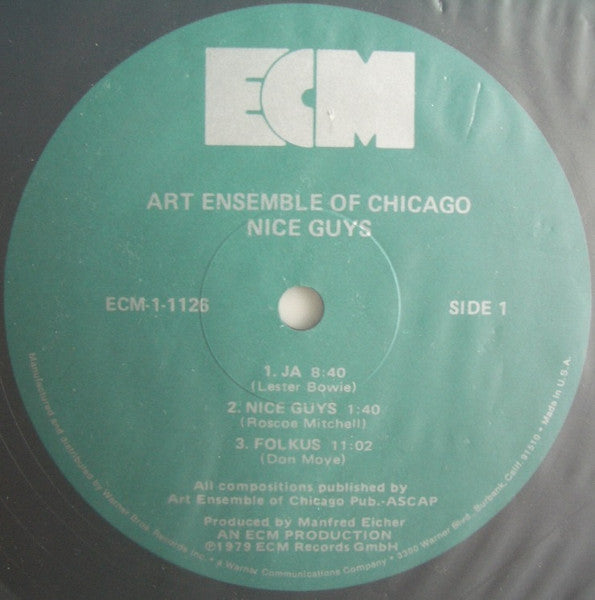 Art Ensemble Of Chicago* : Nice Guys (LP, Album)