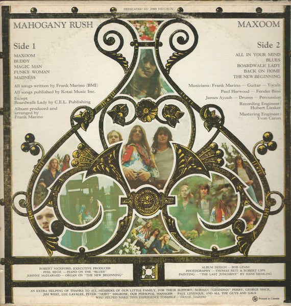 Mahogany Rush : Maxoom (LP, Album)
