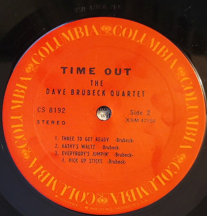 The Dave Brubeck Quartet : Time Out (LP, Album, RE, Ter)
