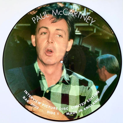 Paul McCartney : Interview Picture Disc - Limited Edition (LP, Ltd, Pic, Unofficial)