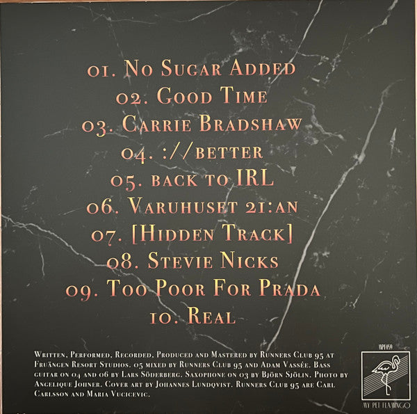 Runners Club 95 : No Sugar Added (LP, Album, Ltd, RP, Ora)