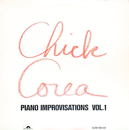 Chick Corea : Piano Improvisations Vol. 1 (LP, Album, RE)