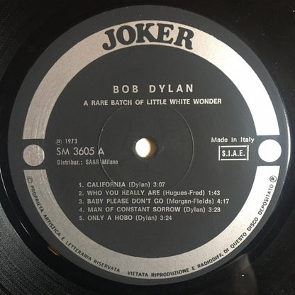 Bob Dylan : A Rare Batch Of Little White Wonder (LP, Comp, Unofficial)