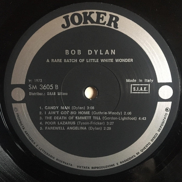 Bob Dylan : A Rare Batch Of Little White Wonder (LP, Comp, Unofficial)