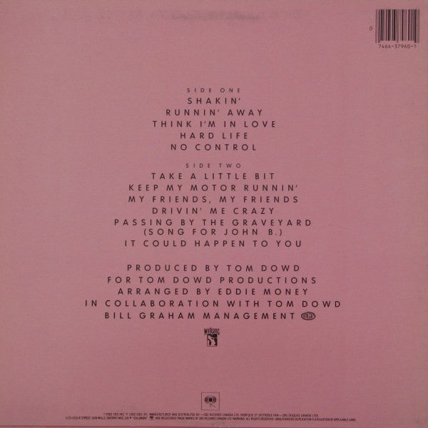 Eddie Money : No Control (LP, Album)