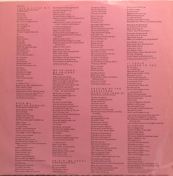 Eddie Money : No Control (LP, Album)