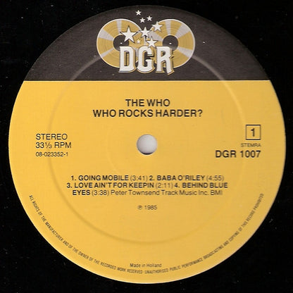 The Who : Who Rocks Harder? (LP)