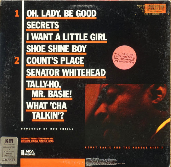 Count Basie And The Kansas City Seven : Count Basie And The Kansas City 7 (LP, Album, RE, RM)