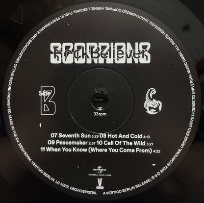Scorpions : Rock Believer (LP, Album, 180)
