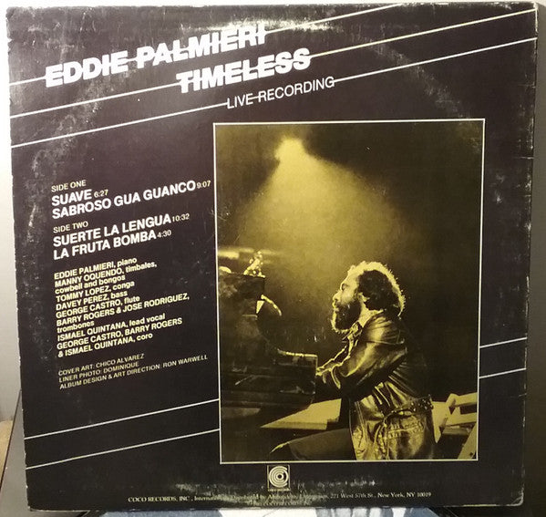 Eddie Palmieri : Timeless - Live Recording (LP, Album)