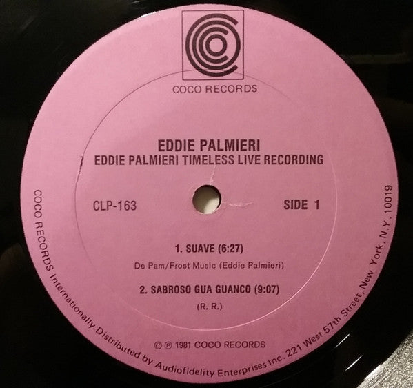 Eddie Palmieri : Timeless - Live Recording (LP, Album)