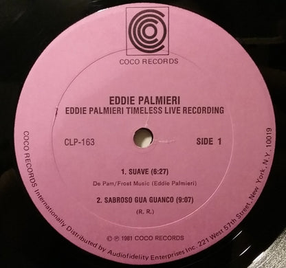 Eddie Palmieri : Timeless - Live Recording (LP, Album)