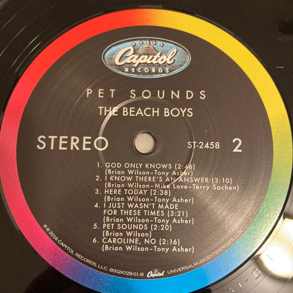 The Beach Boys : Pet Sounds (LP, Album, RE)