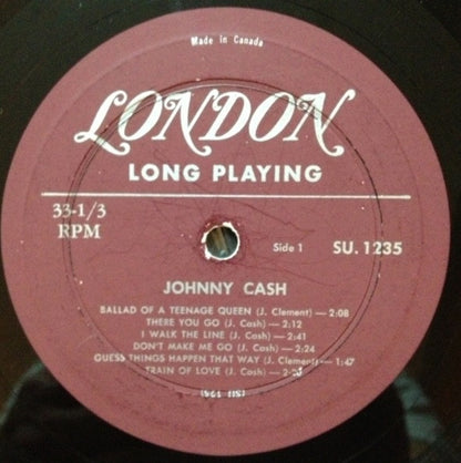Johnny Cash : Sings The Songs That Made Him Famous (LP, Album, Mono)