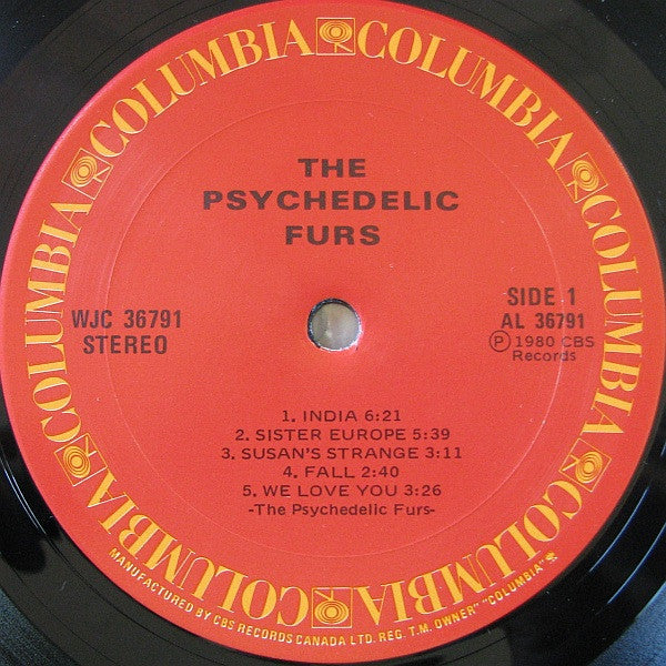 The Psychedelic Furs : The Psychedelic Furs (LP, Album, RE)