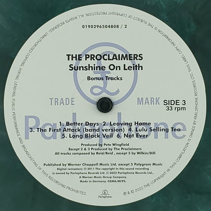 The Proclaimers : Sunshine On Leith (2xLP, Album, RSD, Ltd, RE, RM, Bla)