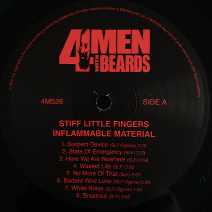 Stiff Little Fingers : Inflammable Material (LP, Album, RE, 180)
