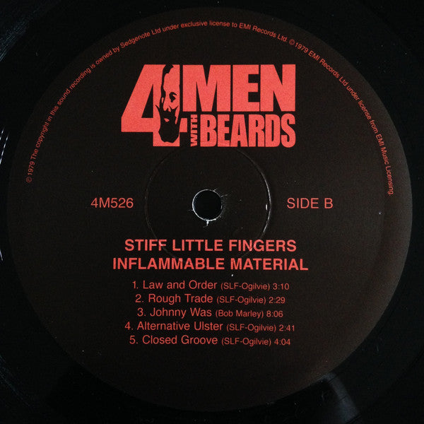Stiff Little Fingers : Inflammable Material (LP, Album, RE, 180)