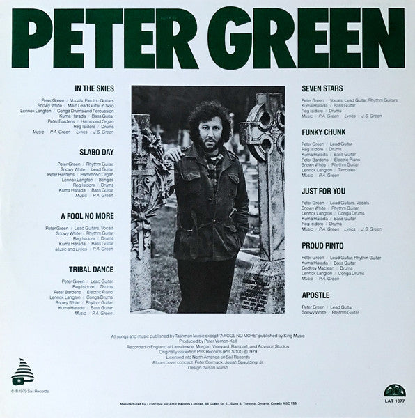 Peter Green (2) : In The Skies (LP, Album)