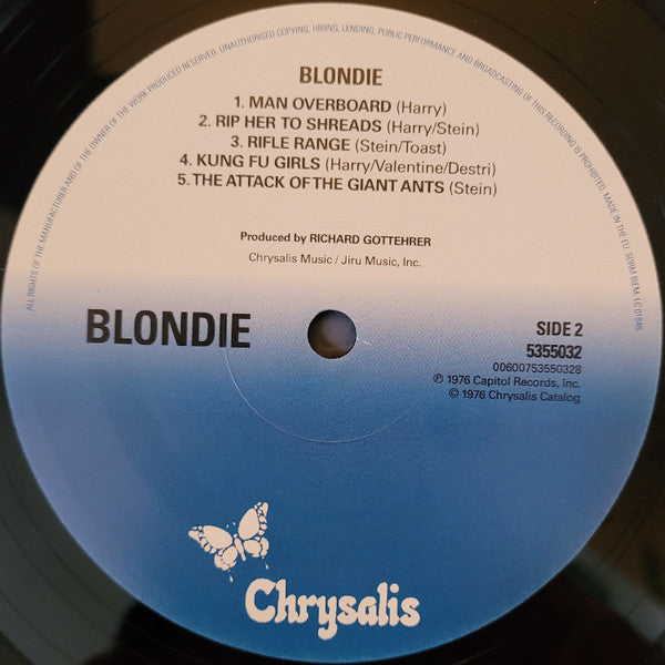 Blondie : Blondie (LP, Album, RE, 180)