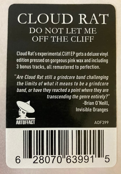 Cloud Rat : Do Not Let Me Off The Cliff (LP, EP, Dlx, RE, RM, Pin)