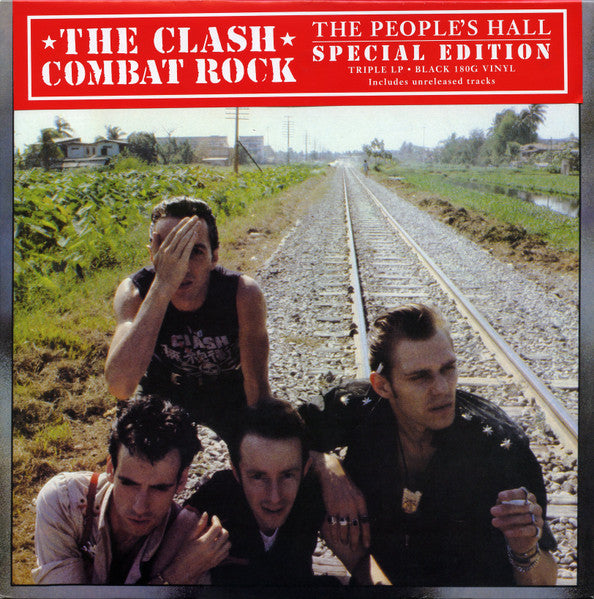 The Clash : Combat Rock + The People's Hall (LP, Album, RE + LP, Comp + LP, S/Sided, Comp + RM,)