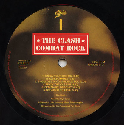 The Clash : Combat Rock + The People's Hall (LP, Album, RE + LP, Comp + LP, S/Sided, Comp + RM,)