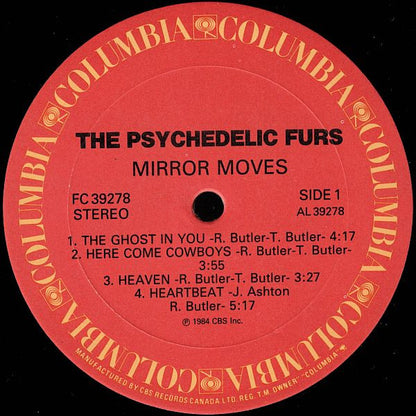 The Psychedelic Furs : Mirror Moves (LP, Album)