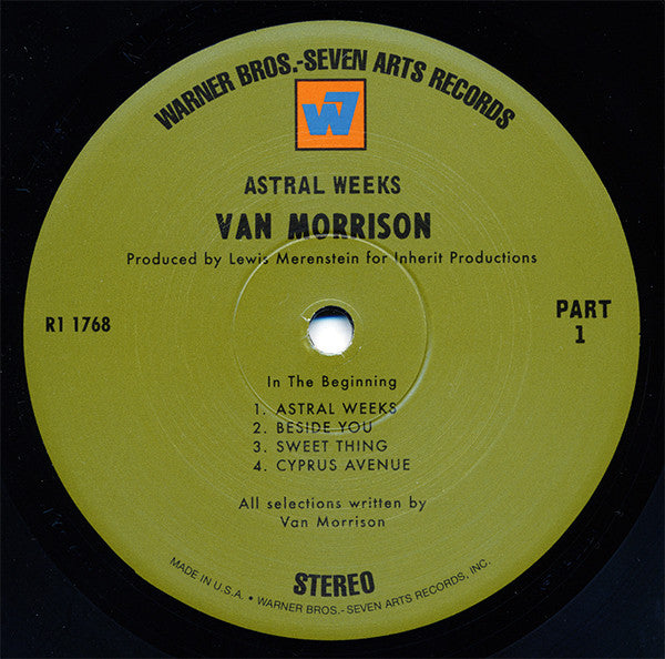 Van Morrison : Astral Weeks (LP, Album, RE, 180)