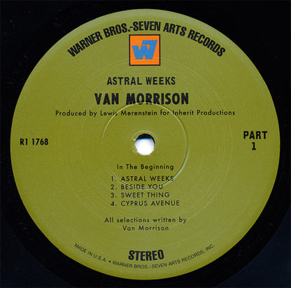 Van Morrison : Astral Weeks (LP, Album, RE, 180)