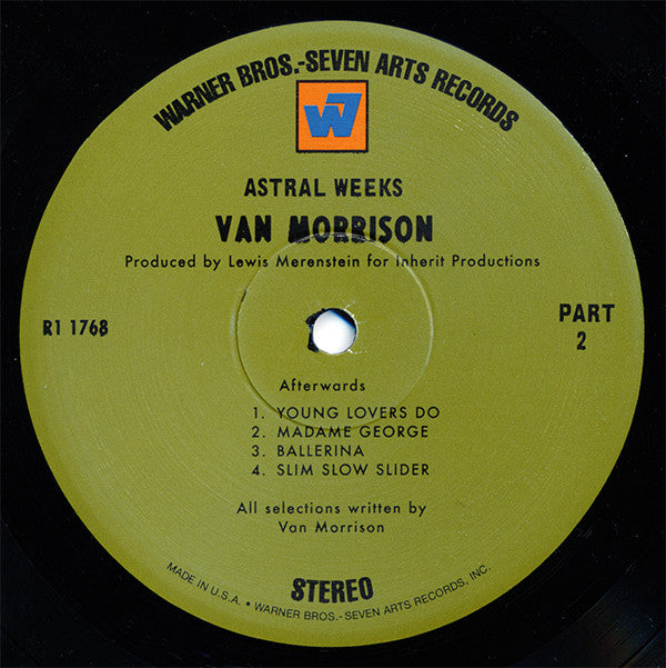 Van Morrison : Astral Weeks (LP, Album, RE, 180)