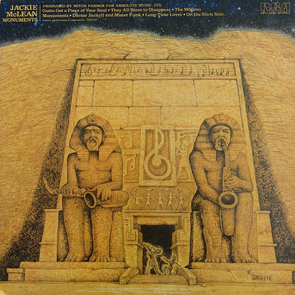 Jackie Mclean : Monuments (LP, Album)