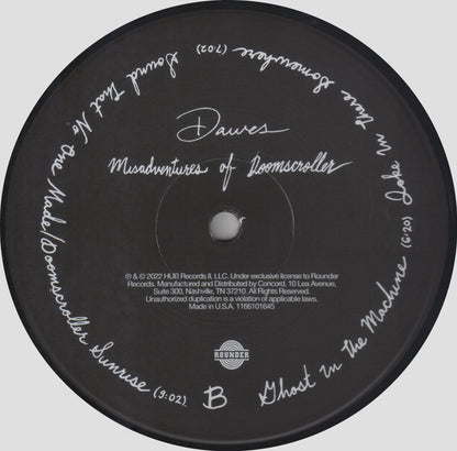 Dawes (2) : Misadventures Of Doomscroller (LP, Album)