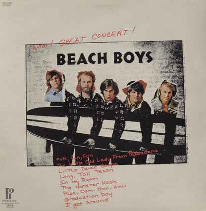The Beach Boys : Wow! Great Concert! (LP, RE)