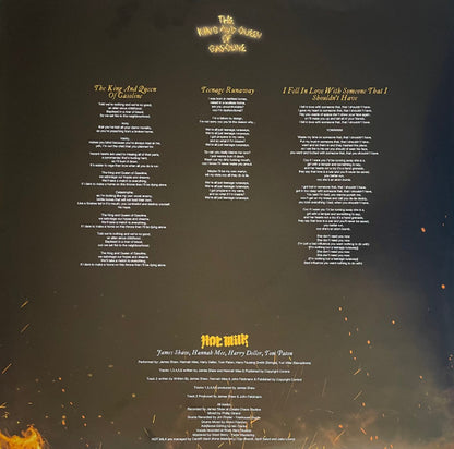 Hot Milk : The King And Queen Of Gasoline (12", EP, Ltd, Whi)