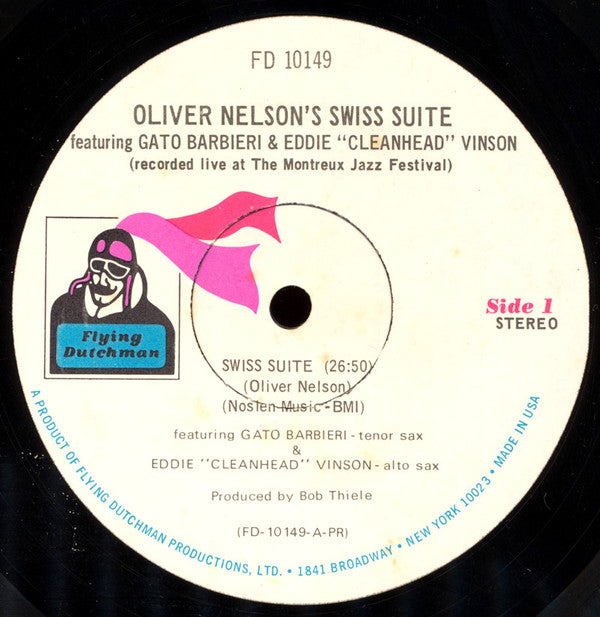 Oliver Nelson : Swiss Suite (LP, Album, Gat)