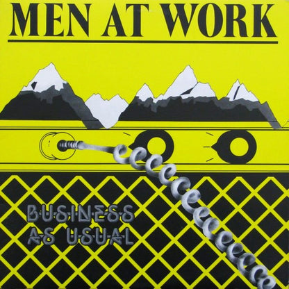 Men At Work : Business As Usual (LP, Album, Yel)