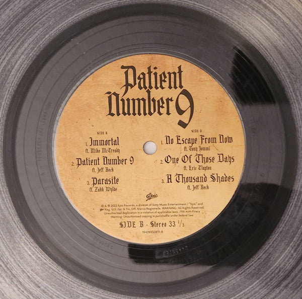 Ozzy Osbourne : Patient Number 9 (Box, Dlx, Ltd, Num + 2xLP, Album, Ltd, Cle)
