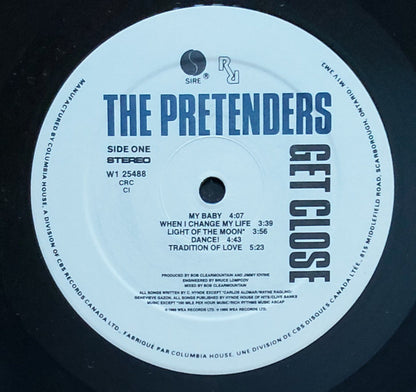 The Pretenders : Get Close (LP, Album, Club)