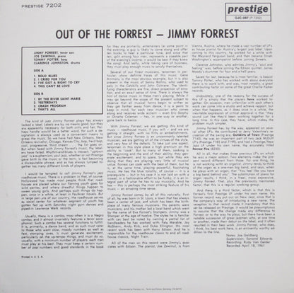Jimmy Forrest : Out Of The Forrest (LP, Album, RE)